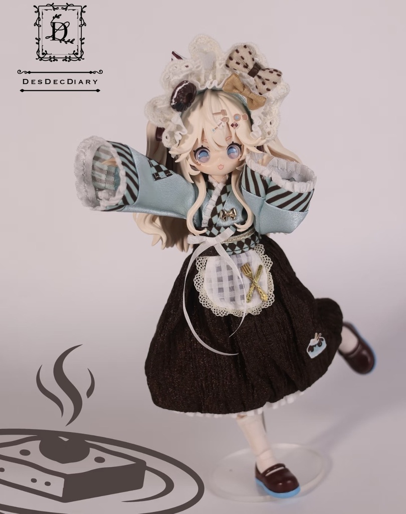 「受注」꒰三色菓子舗꒱「1/8 ・1/12ドール服 OB11/OF」