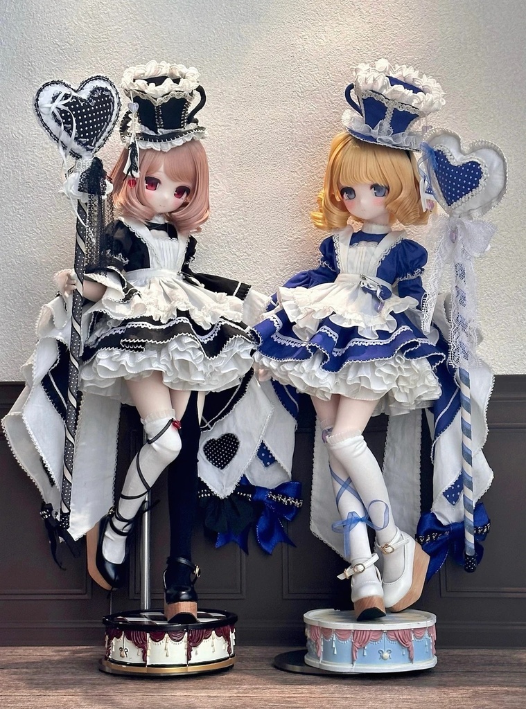 「受注」꒰アリス茶会꒱「1/4ドール服 MDD/OF」