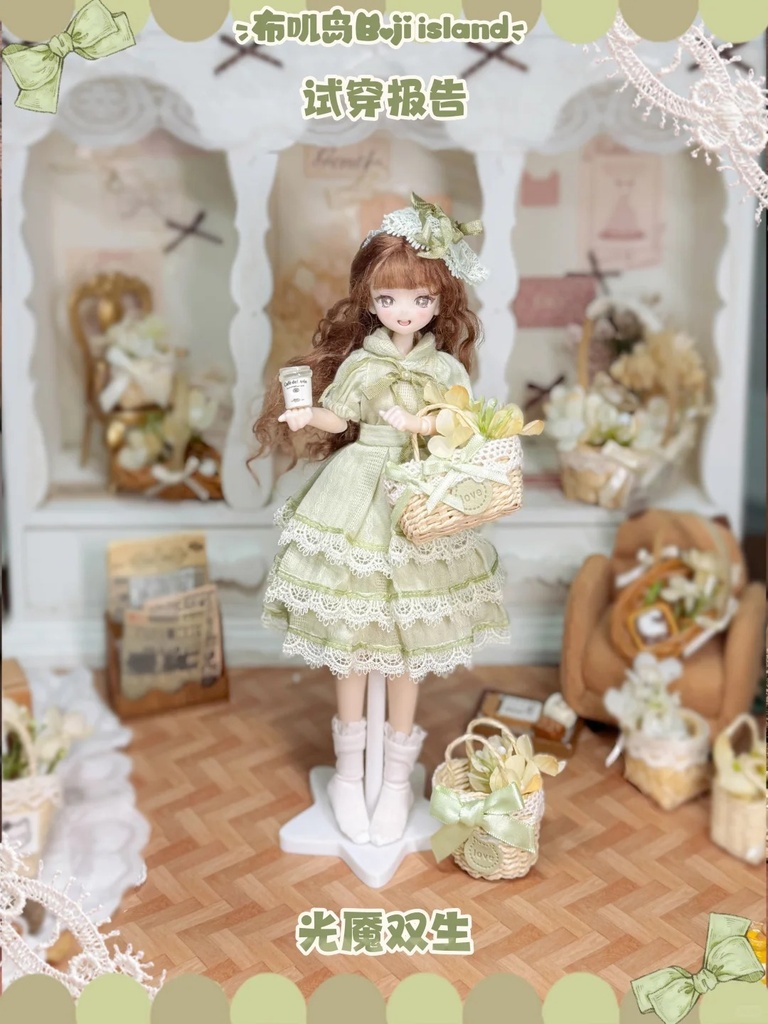 「受注」꒰Overtune 浅彩境꒱「1/8ドール, 1/6ドール服」