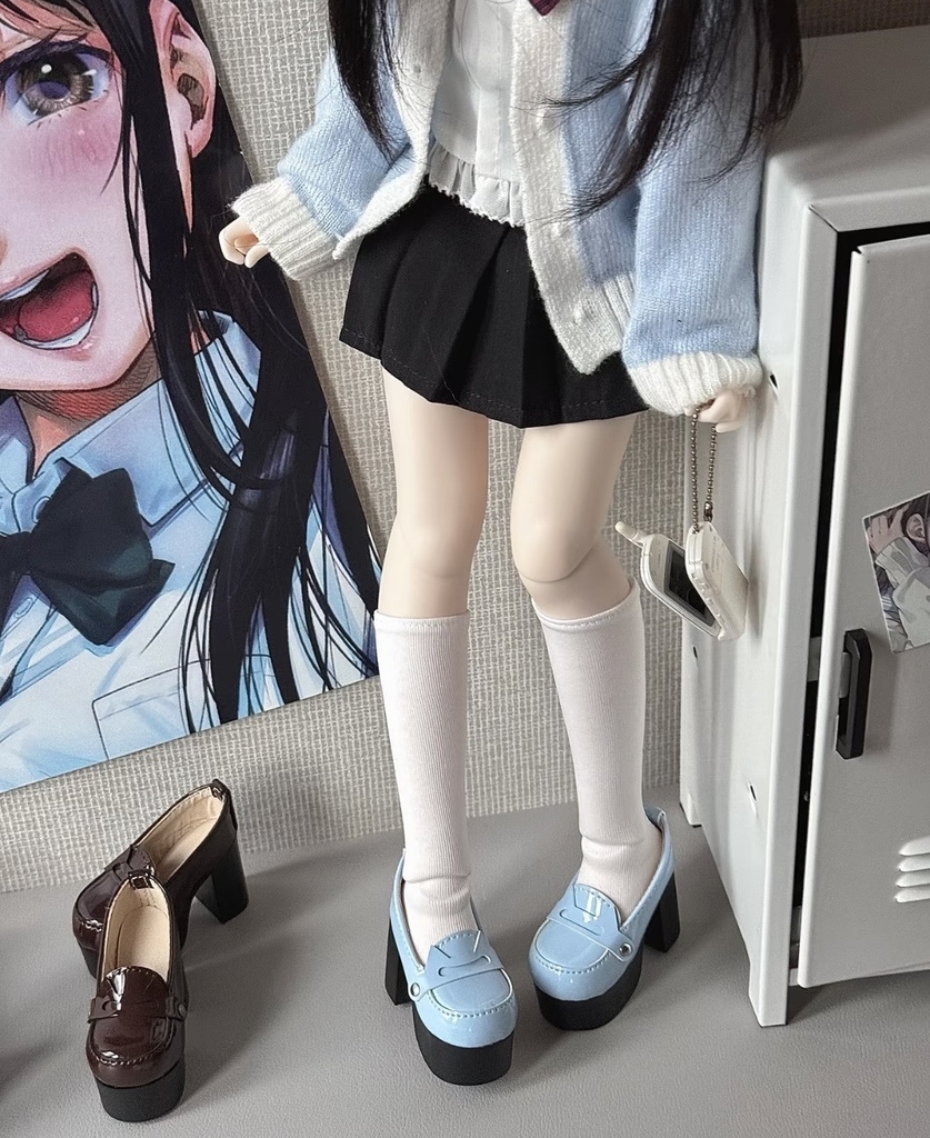 「受注」꒰ねこみみアカデミー꒱「1/4ドール靴 MDD/OF」