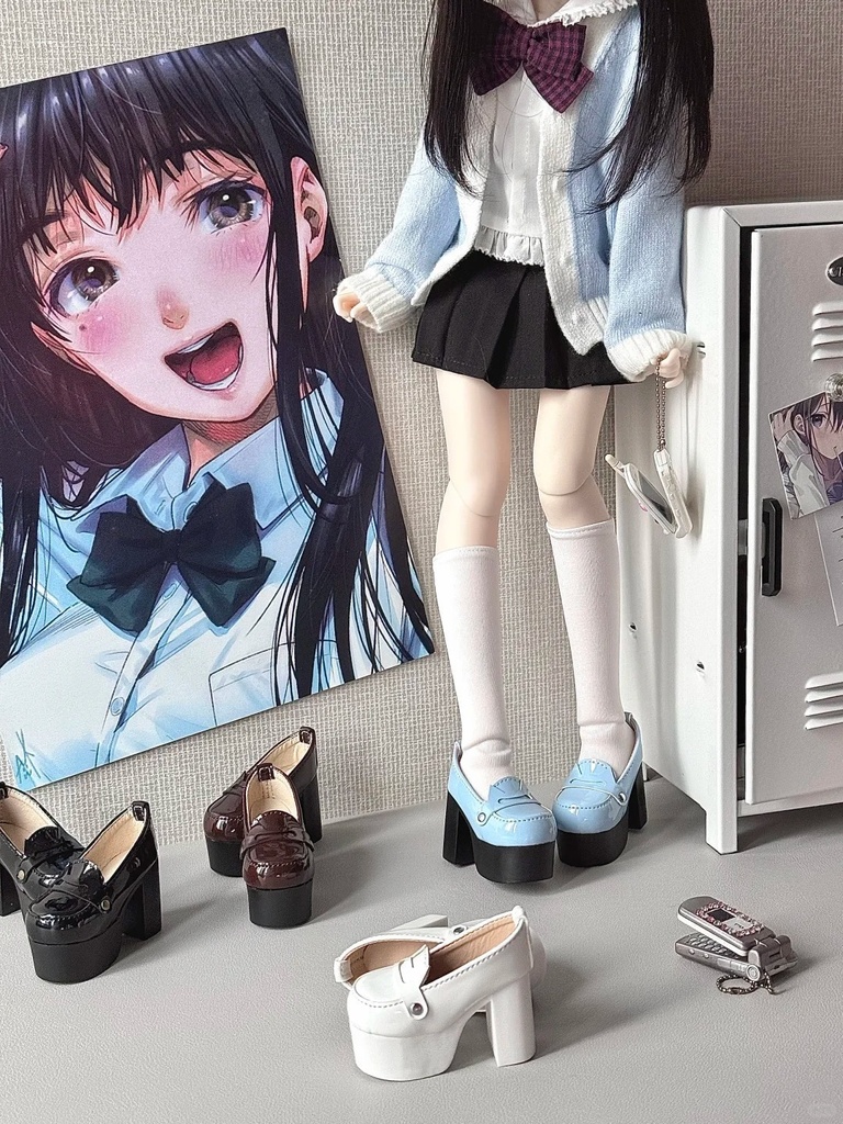 「受注」꒰ねこみみアカデミー꒱「1/4ドール靴 MDD/OF」