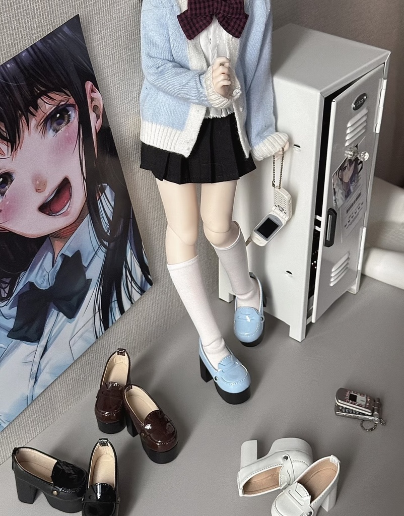「受注」꒰ねこみみアカデミー꒱「1/4ドール靴 MDD/OF」