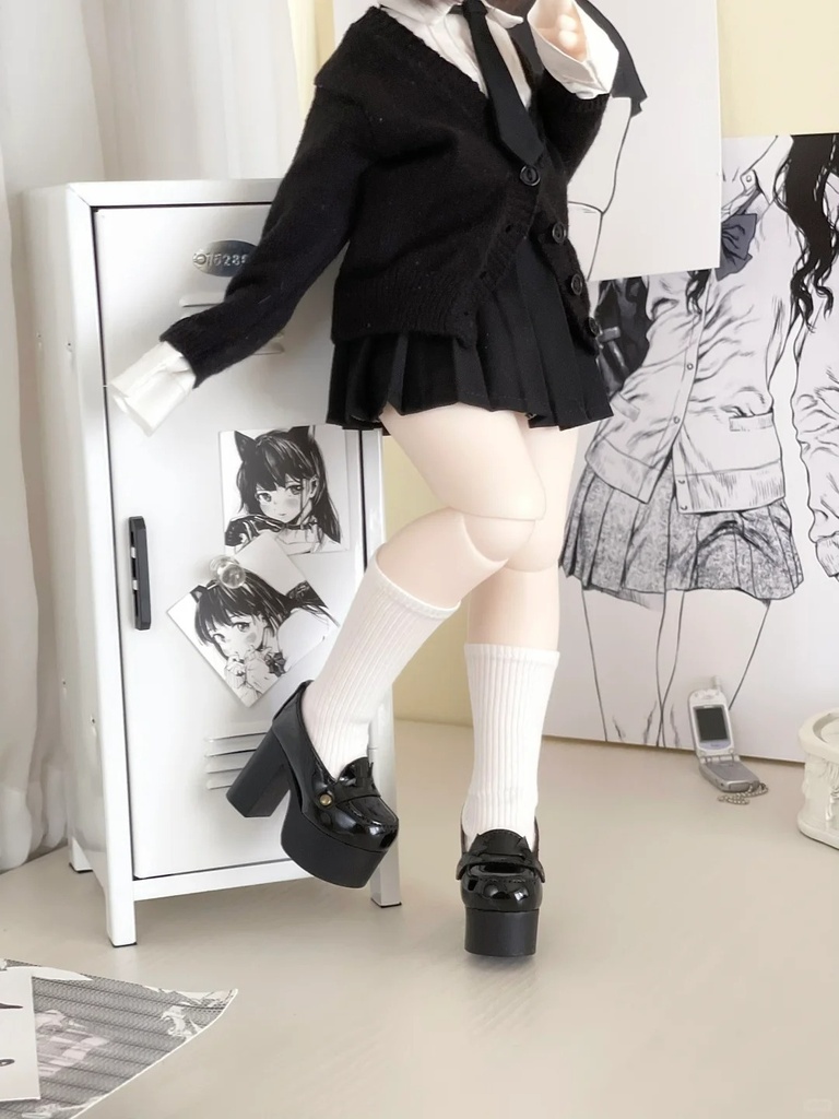 「受注」꒰ねこみみアカデミー꒱「1/4ドール靴 MDD/OF」