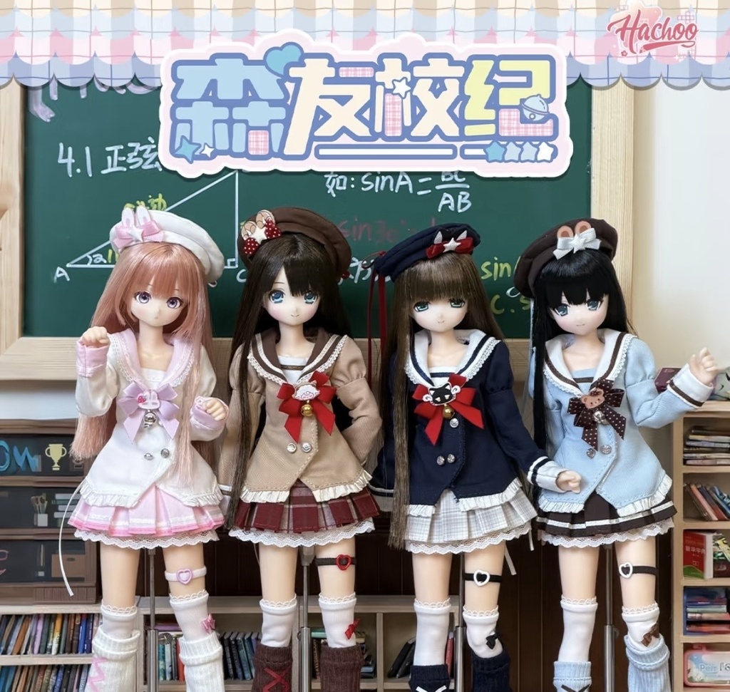 「受注」꒰森友校紀꒱「1/6ドール, Azone，OB22，OB24 /OF」