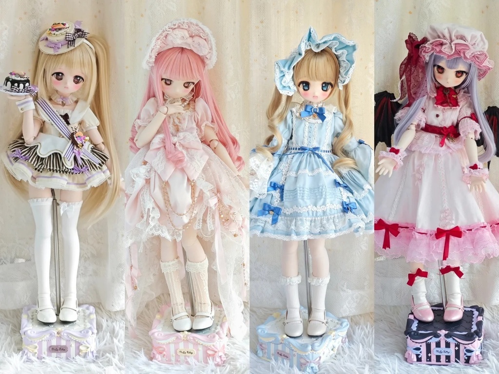 「受注」꒰猫猫の帳꒱「1/4・1/6ドール用スタンド」