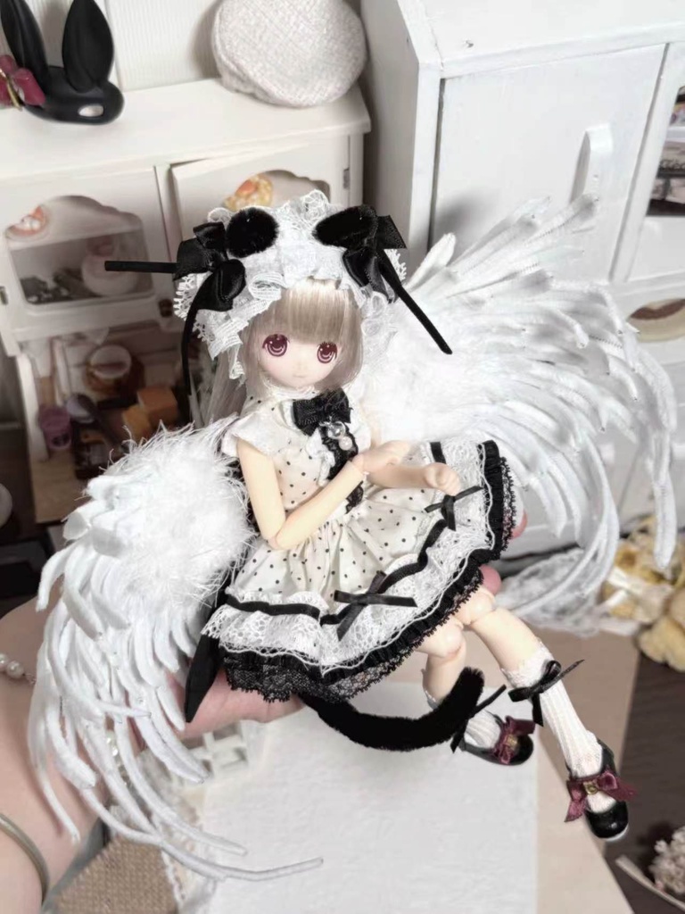 「受注」꒰水玉にゃんにゃん꒱「1/6ドール AZONE, OB24, OB26/OF」