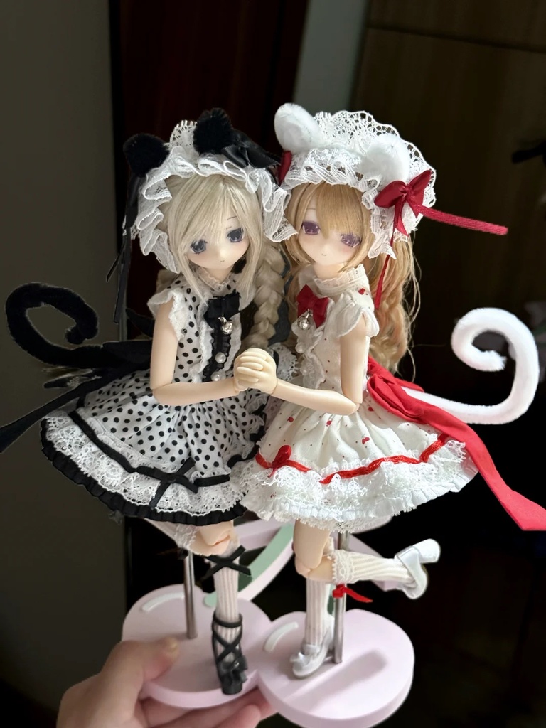「受注」꒰水玉にゃんにゃん꒱「1/6ドール AZONE, OB24, OB26/OF」