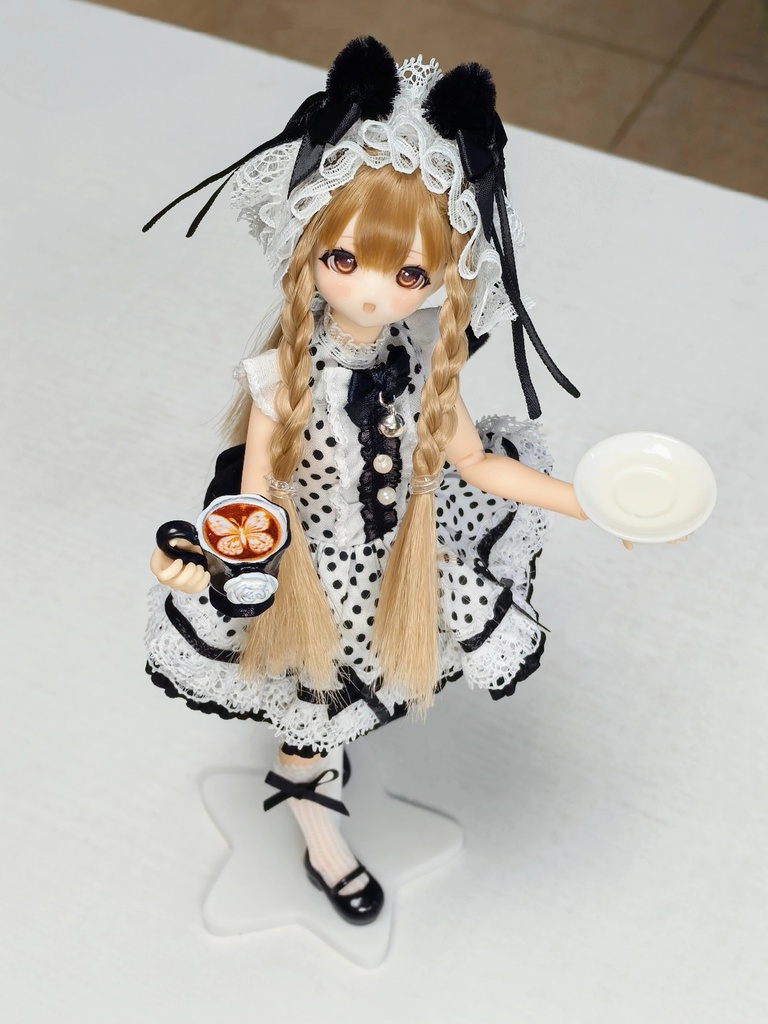 「受注」꒰水玉にゃんにゃん꒱「1/6ドール AZONE, OB24, OB26/OF」