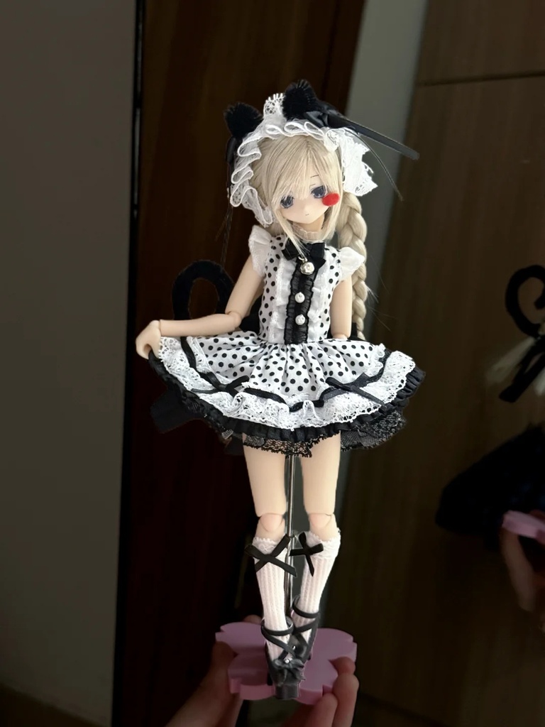 「受注」꒰水玉にゃんにゃん꒱「1/6ドール AZONE, OB24, OB26/OF」