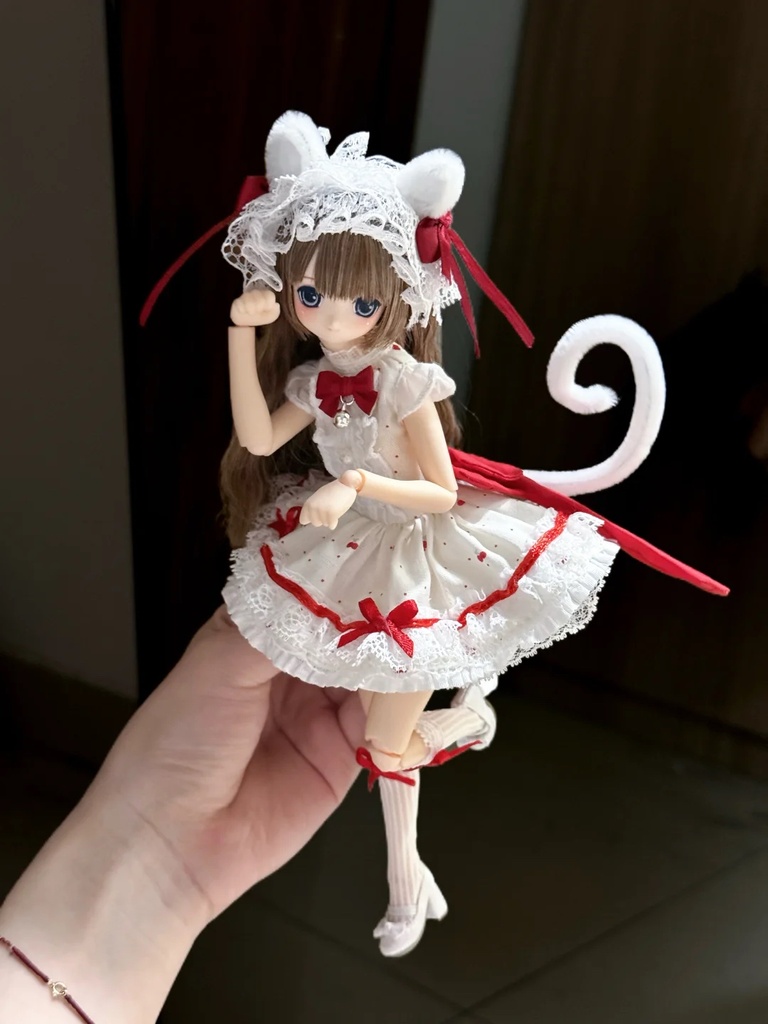 「受注」꒰水玉にゃんにゃん꒱「1/6ドール AZONE, OB24, OB26/OF」