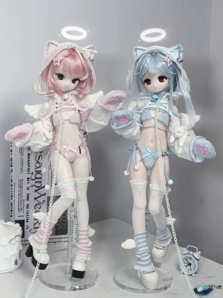 「受注」꒰極上にゃんこ꒱「1/4ドール服 MDD，MSD,  Angelphilia/OF」