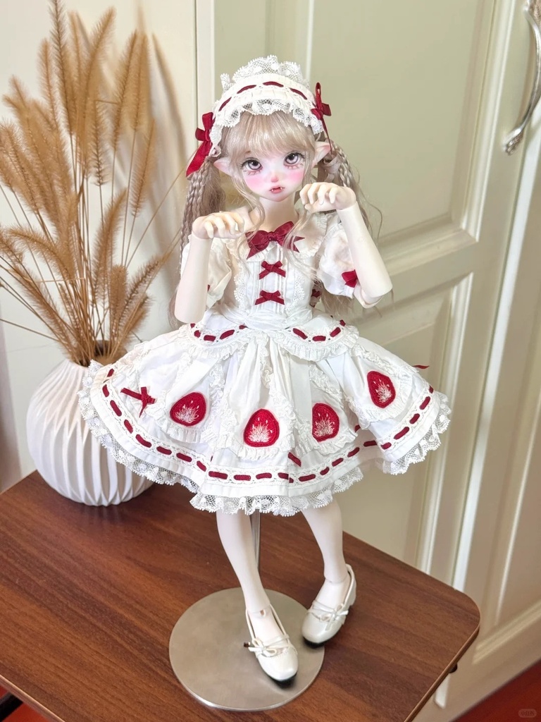 「受注」꒰甘い苺🍓꒱「1/4 ドール服 MDD, KUMAKO/OF」