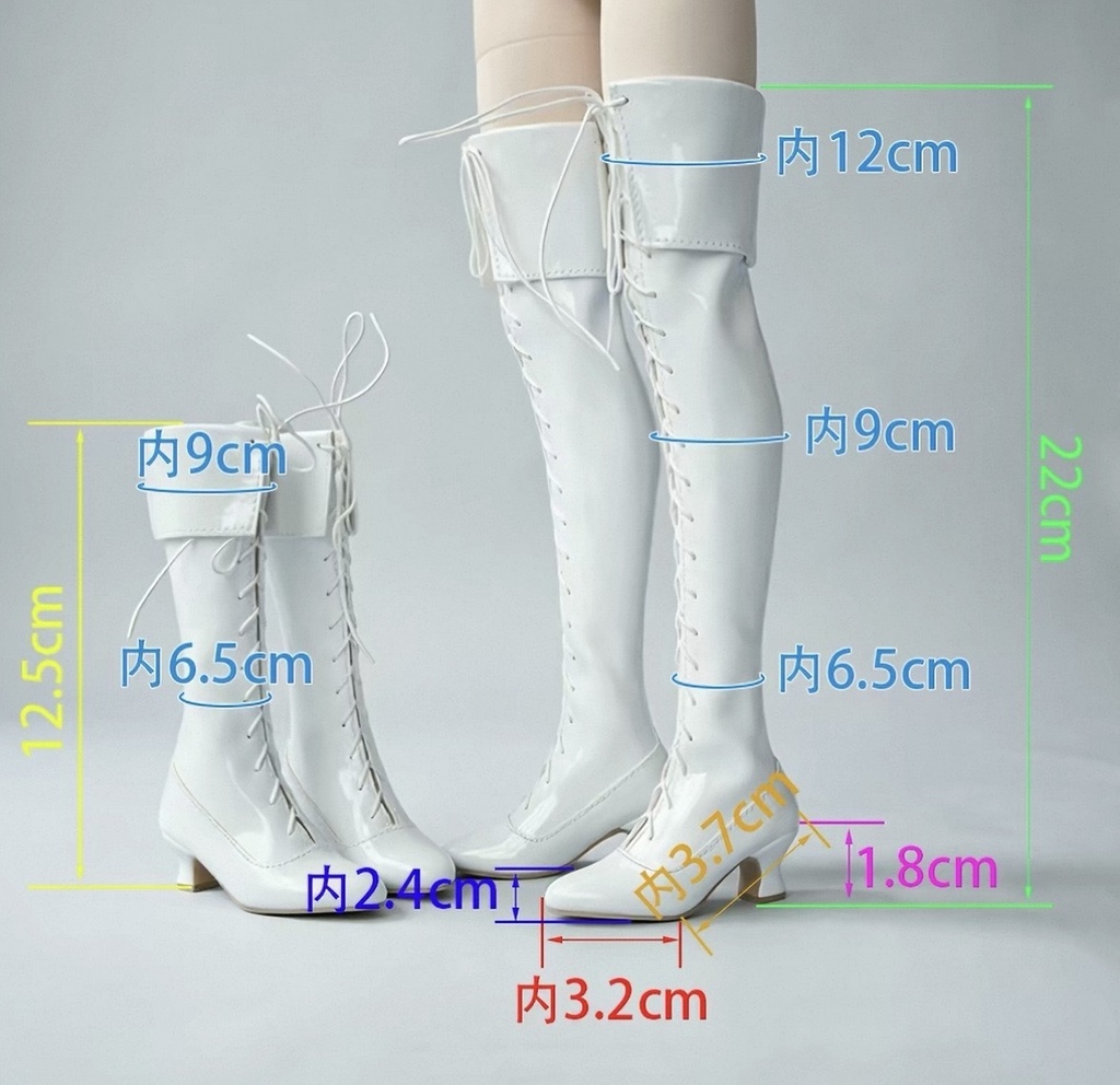 「受注」꒰星絆の軌跡꒱「1/4ドール靴 MDD/OF」