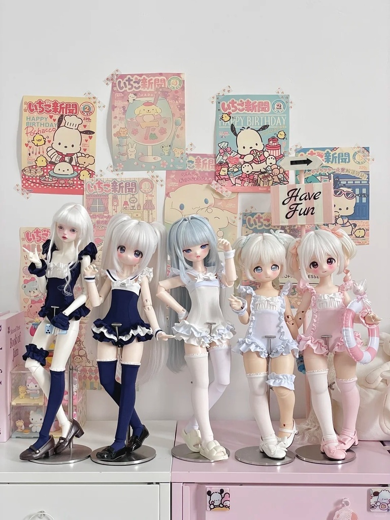 「受注」꒰こむすび🎀こなみ꒱「1/4ドール服 MDD, MSD, KUMAKO/OF」