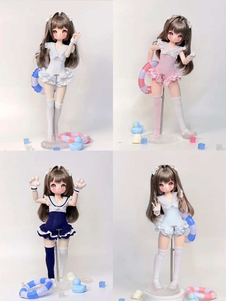 「受注」꒰こむすび🎀こなみ꒱「1/4ドール服 MDD, MSD, KUMAKO/OF」