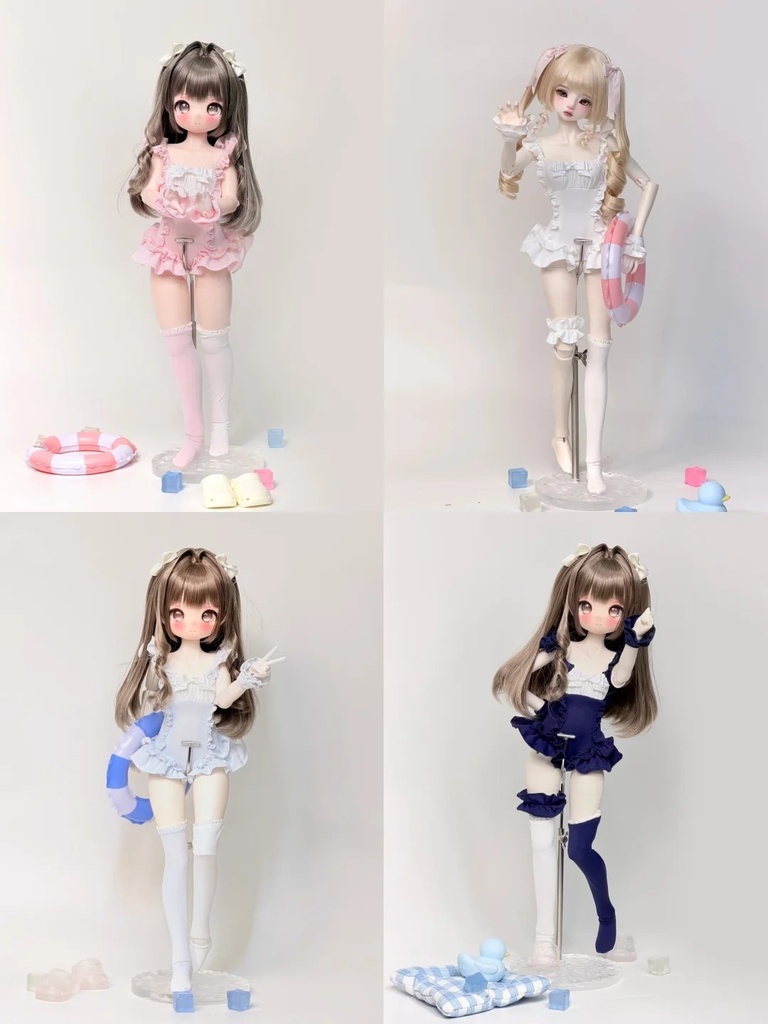 「受注」꒰こむすび🎀こなみ꒱「1/4ドール服 MDD, MSD, KUMAKO/OF」
