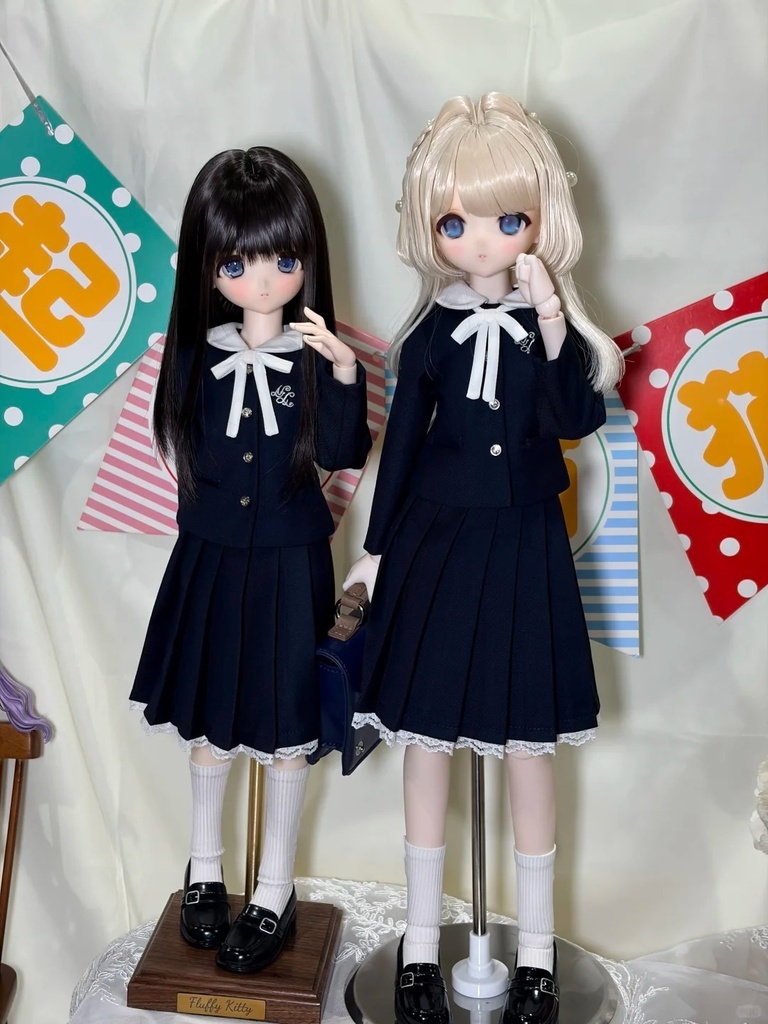「受注」꒰ナイロ女子高校꒱「1/4ドール服」