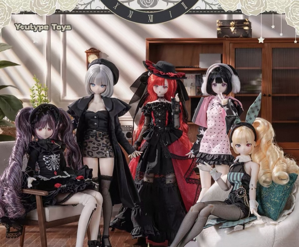 「受注」꒰薔薇事務所꒱「1/6 BJD 植毛ドール ブラインドボックス」