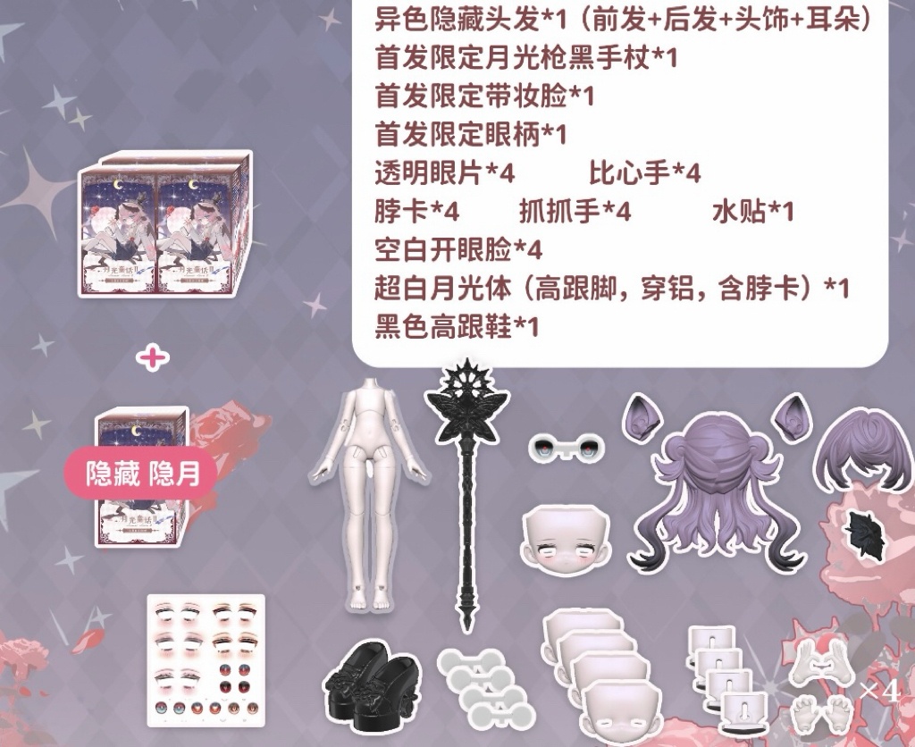 「受注」꒰古き館の残響꒱ 「1/8 BJD ブラインドボックス」