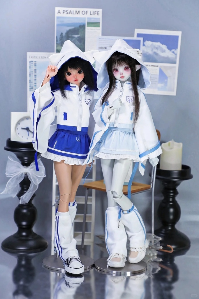 「受注」꒰テックにゃんこ꒱「1/6・1/4ドール服 MDD, MSD, AZONE/OFF」