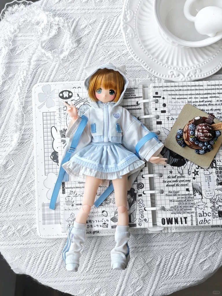 「受注」꒰テックにゃんこ꒱「1/6・1/4ドール服 MDD, MSD, AZONE/OFF」