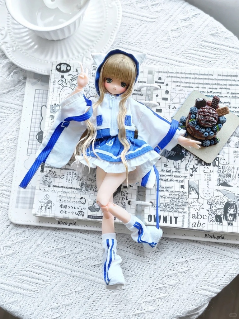 「受注」꒰テックにゃんこ꒱「1/6・1/4ドール服 MDD, MSD, AZONE/OFF」