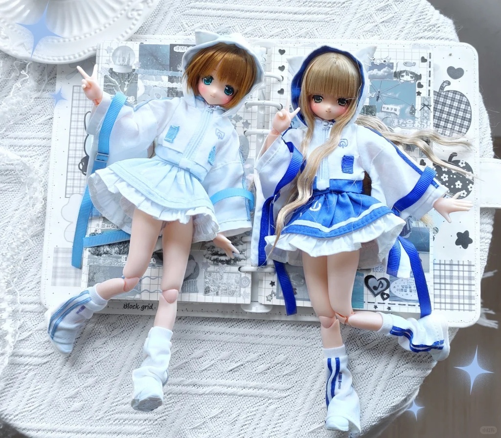 「受注」꒰テックにゃんこ꒱「1/6・1/4ドール服 MDD, MSD, AZONE/OFF」
