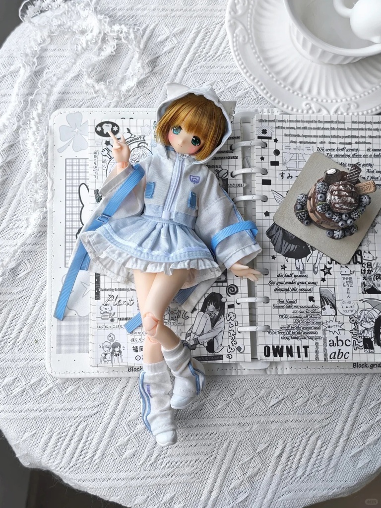 「受注」꒰テックにゃんこ꒱「1/6・1/4ドール服 MDD, MSD, AZONE/OFF」