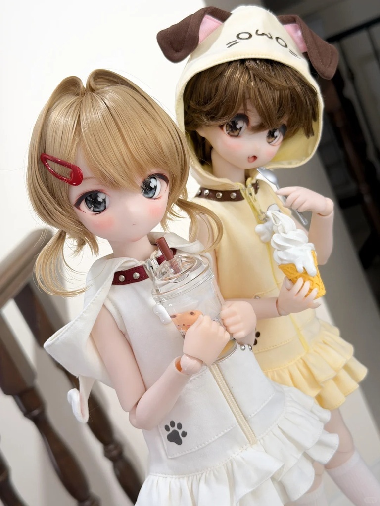 「受注」꒰わんわんいぬ꒱「1/4ドール服 MDD/OFF」