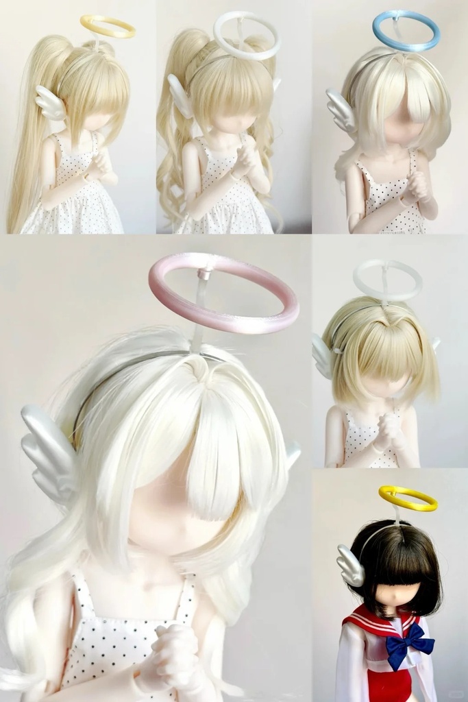 「受注」꒰天使ちゃん・悪魔ちゃん꒱「1/3 · 1/4 · 1/6ドール用アクセサリー」
