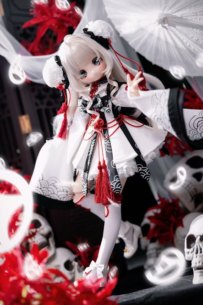 「在庫」꒰月華双生꒱「1/4ドール服 MDD, MSD, KUMAKO /OFF」