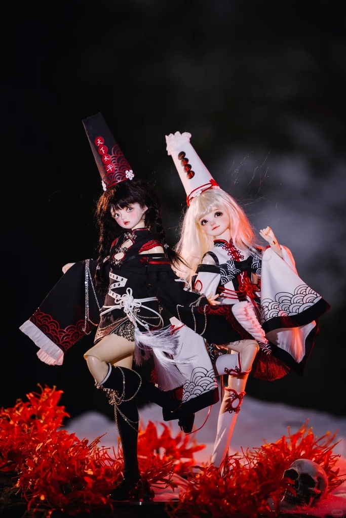 「在庫」꒰月華双生꒱「1/4ドール服 MDD, MSD, KUMAKO /OFF」