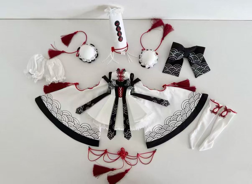 「在庫」꒰月華双生꒱「1/4ドール服 MDD, MSD, KUMAKO /OFF」