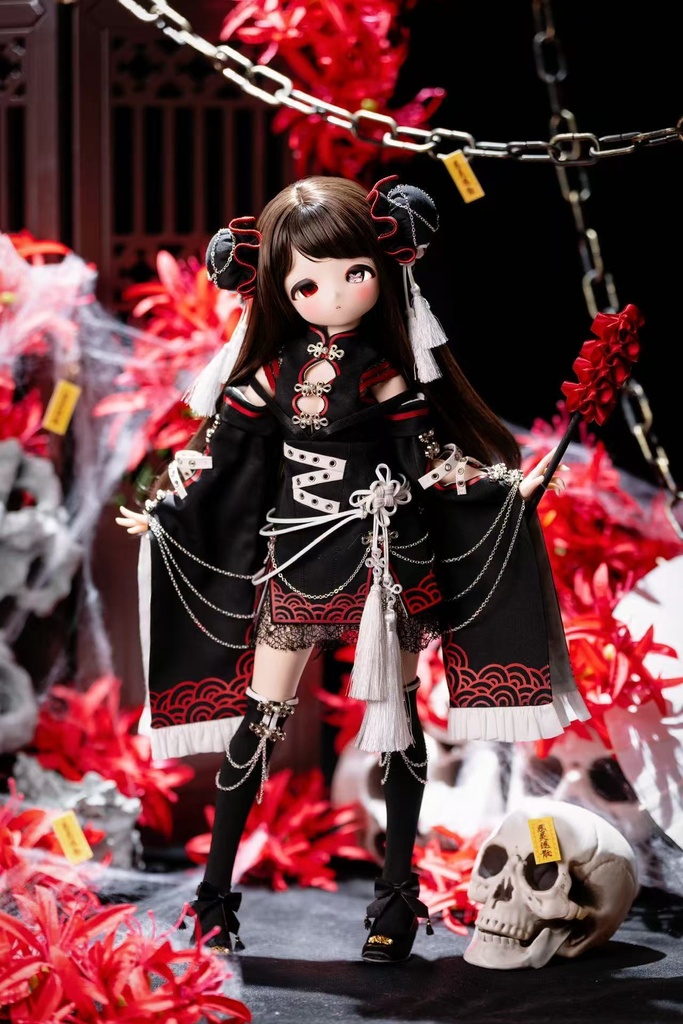 「在庫」꒰月華双生꒱「1/4ドール服 MDD, MSD, KUMAKO /OFF」