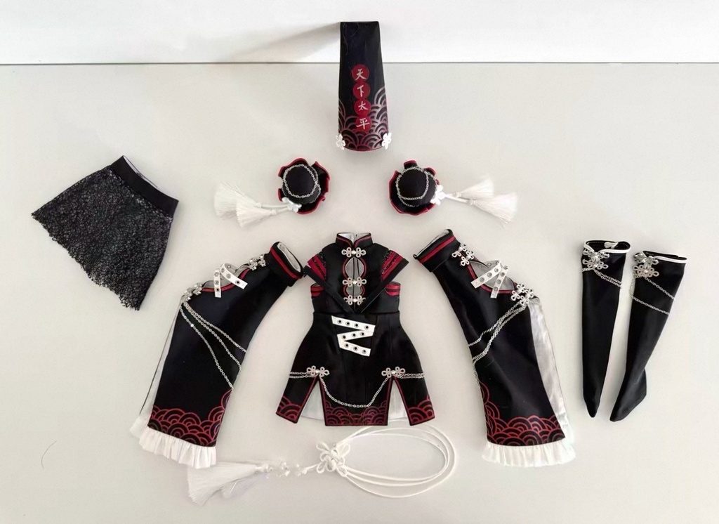 「在庫」꒰月華双生꒱「1/4ドール服 MDD, MSD, KUMAKO /OFF」
