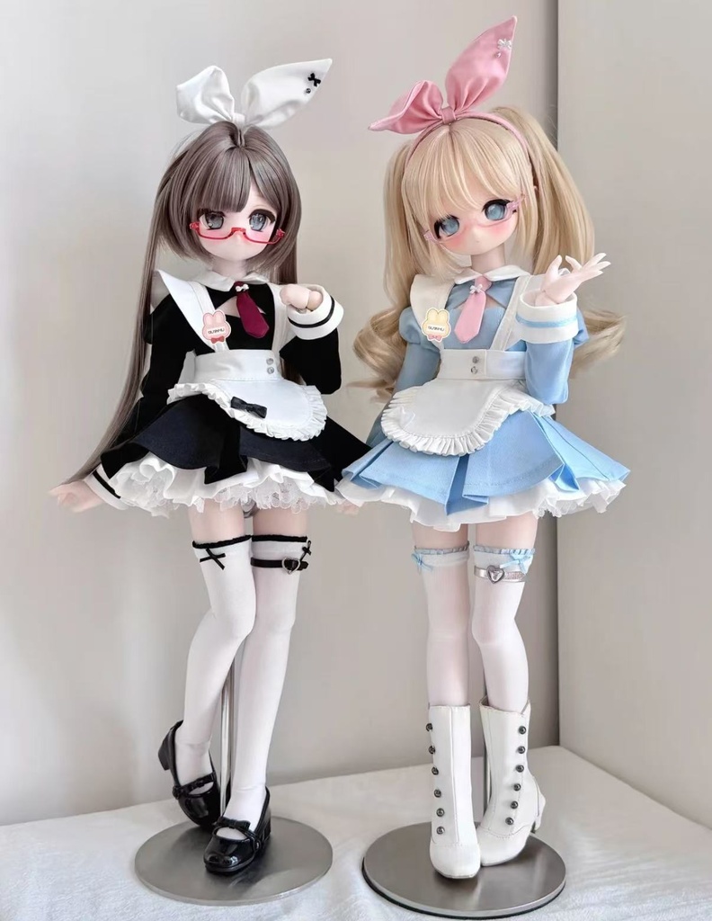 「受注」꒰白うさぎ紅茶꒱「1/6 · 1/4ドール服 MDD/OFF」