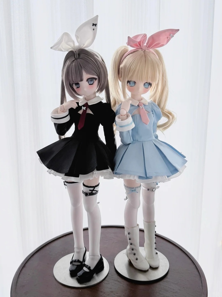 「受注」꒰白うさぎ紅茶꒱「1/6 · 1/4ドール服 MDD/OFF」