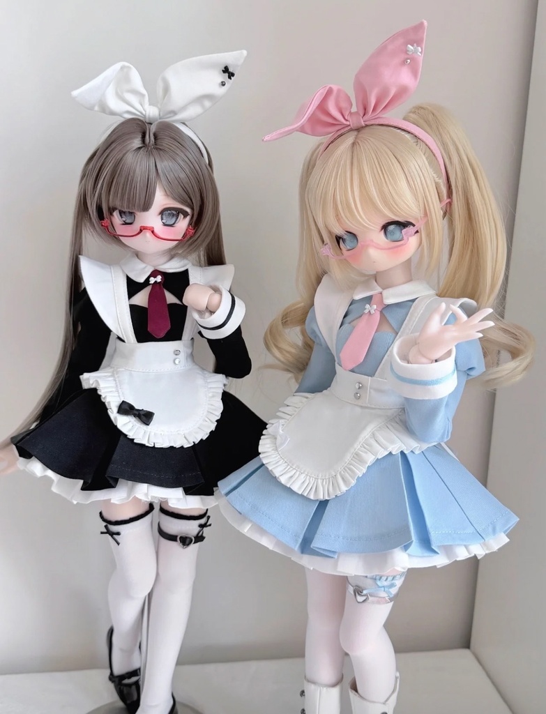 「受注」꒰白うさぎ紅茶꒱「1/6 · 1/4ドール服 MDD/OFF」