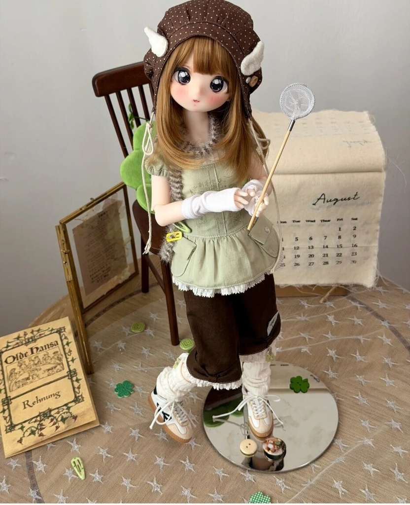 「受注」꒰四つ葉風旅꒱「1/4ドール服 MDD, KUMAKO/OFF」