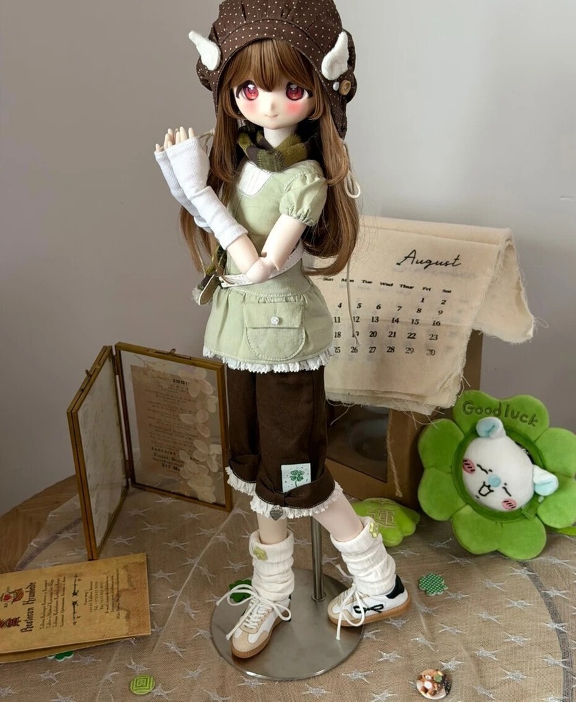 「受注」꒰四つ葉風旅꒱「1/4ドール服 MDD, KUMAKO/OFF」
