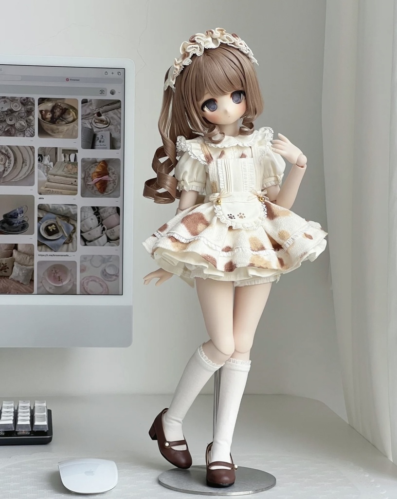 「受注」꒰三毛ミグリちゃん꒱「1/4ドール服 MDD, KUMAKO/OFF」