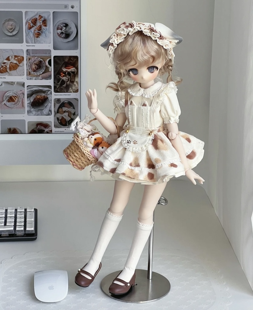 「受注」꒰三毛ミグリちゃん꒱「1/4ドール服 MDD, KUMAKO/OFF」