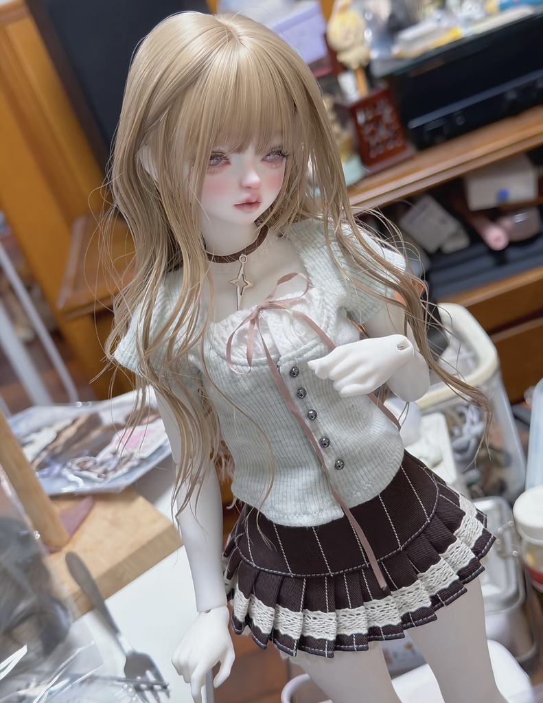 「在庫」꒰リリアン꒱「8~9inch ウイッグ」