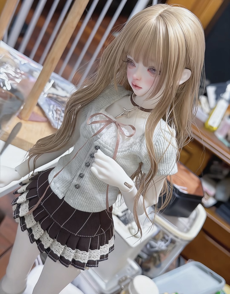 「在庫」꒰リリアン꒱「8～9inch ウイッグ」