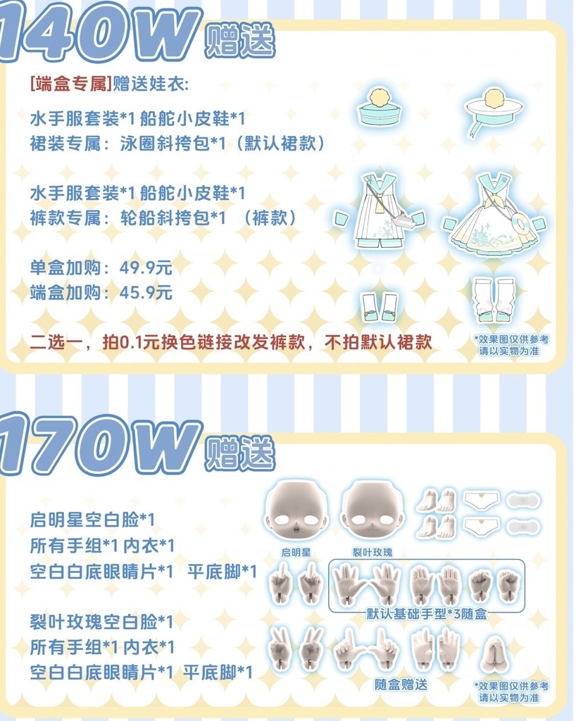 「受注」꒰星光の讃歌꒱「1/12 BJD ブラインドボックス」