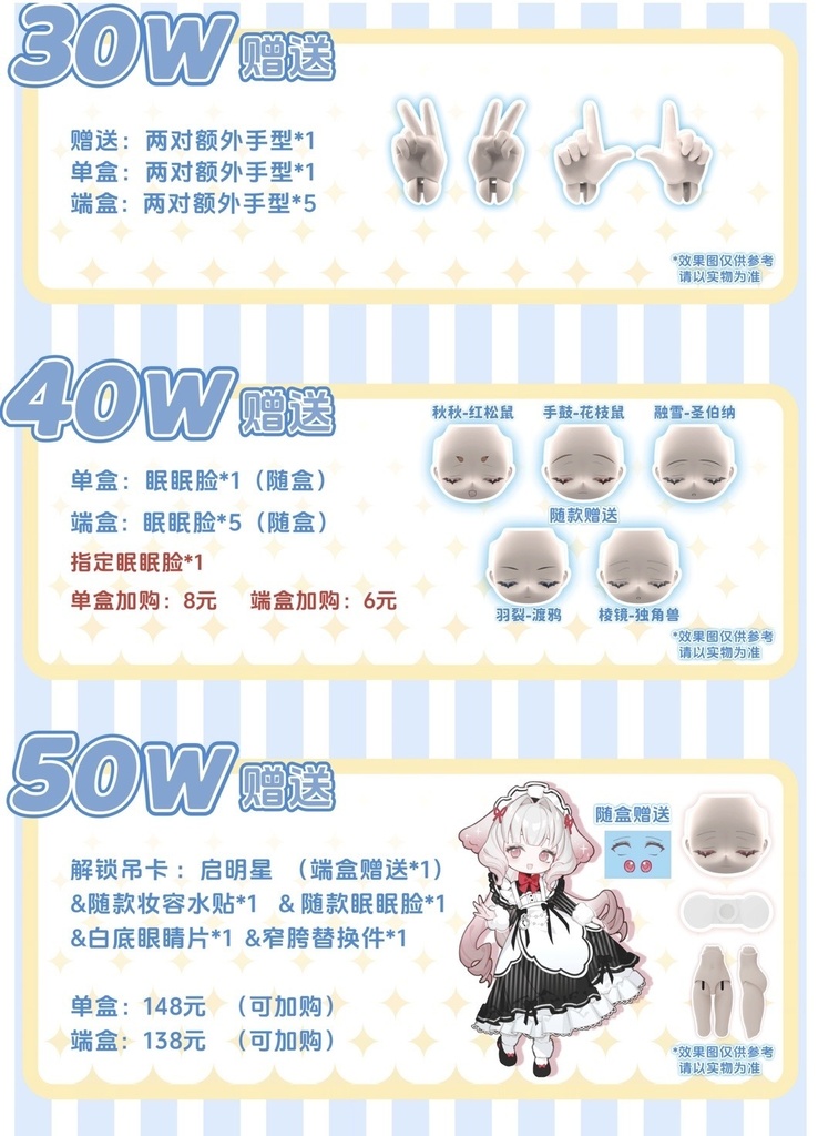 「受注」꒰星光の讃歌꒱「1/12 BJD ブラインドボックス」