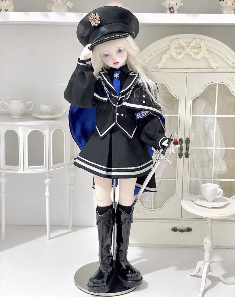 「受注」꒰わんちゃん隊長꒱「1/4ドール服」