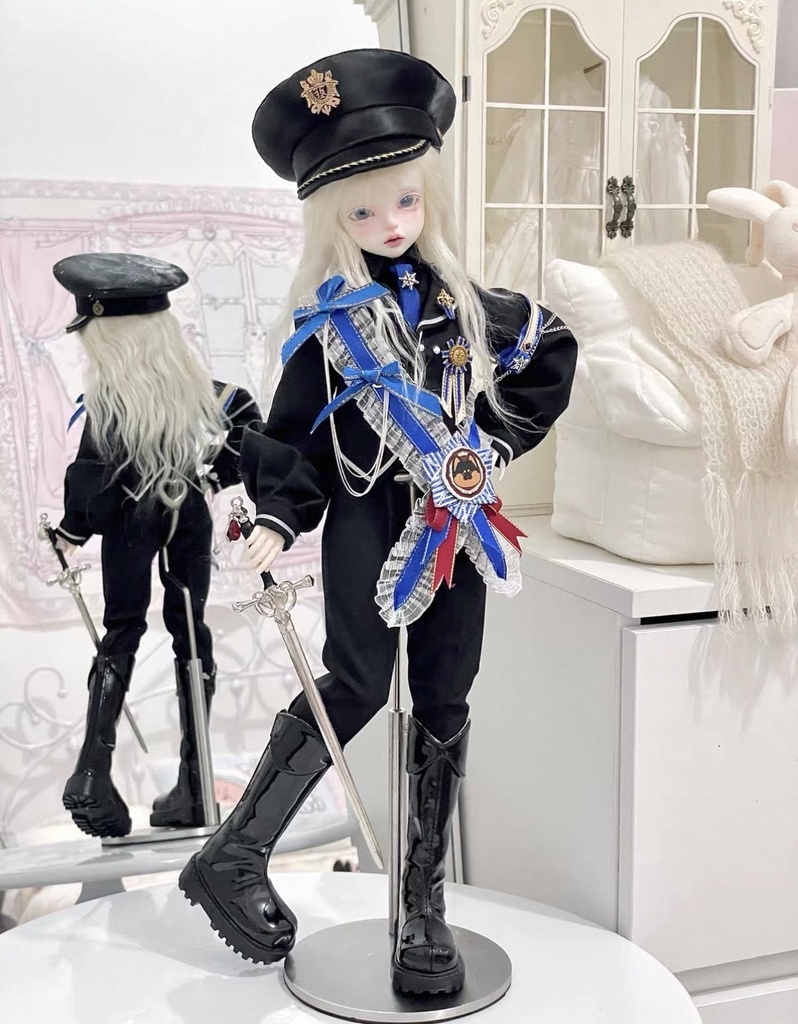 「受注」꒰わんちゃん隊長꒱「1/4ドール服」