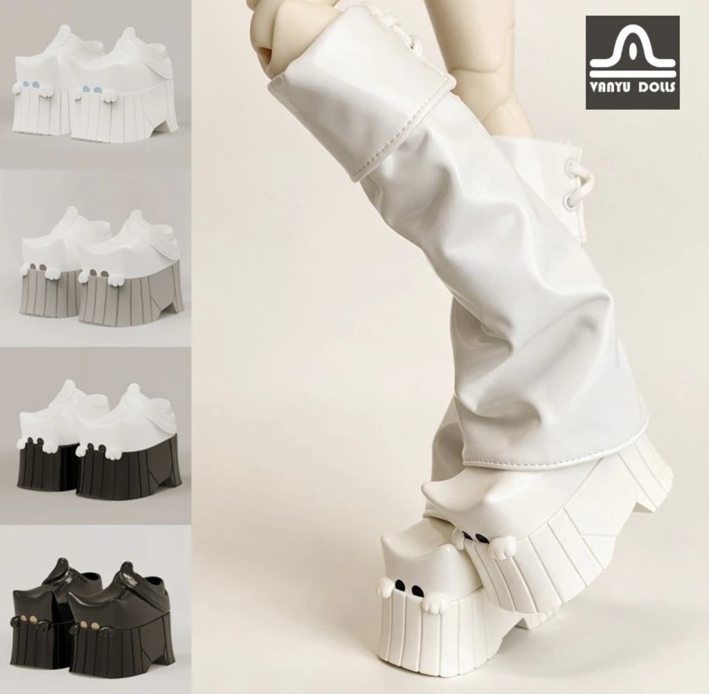 「受注」꒰カカにゃん꒱「1/4ドール靴 MDD/OF」