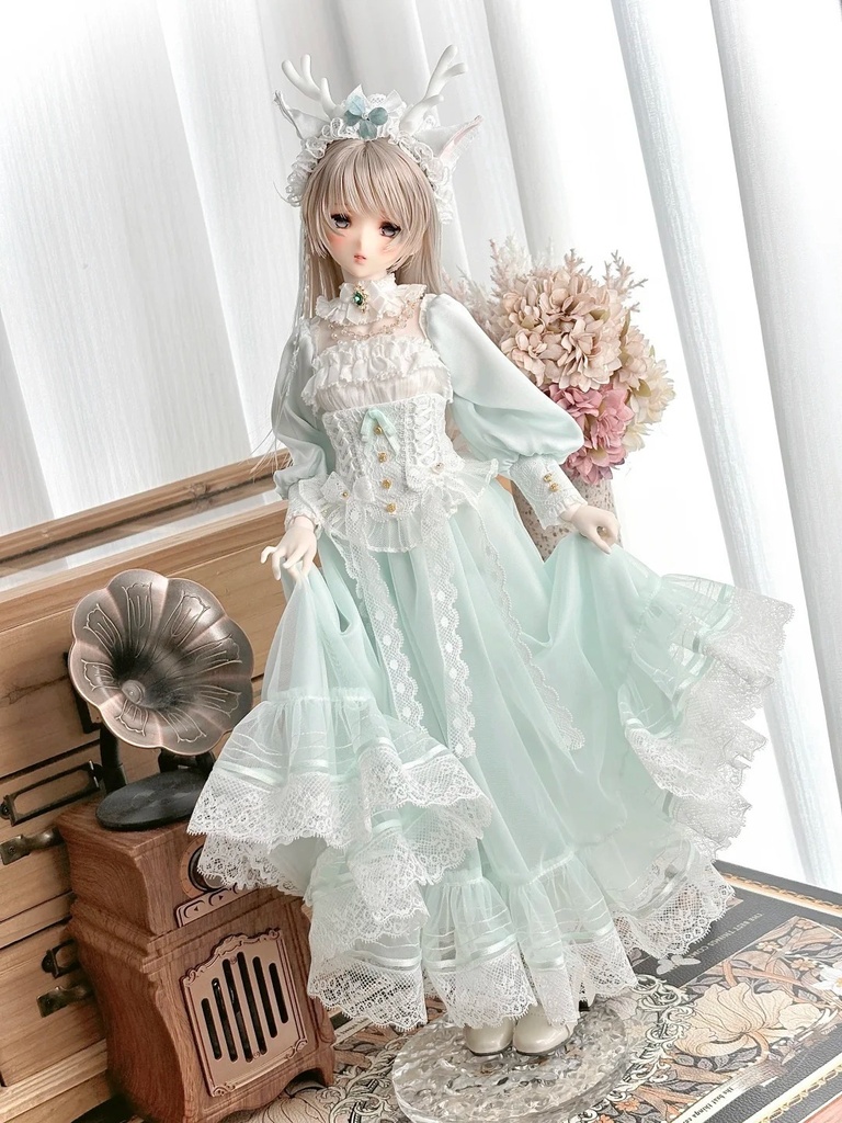 「受注」꒰鹿の花便り꒱「1/4ドール服 MDD /OF」